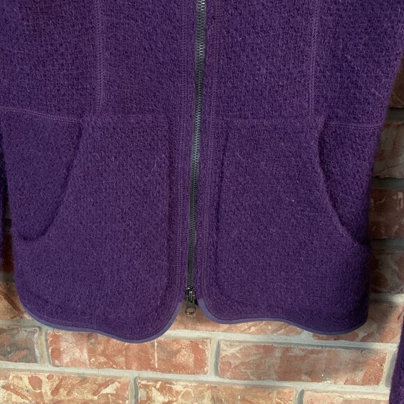 J. Davidsson Purple Women's Small Icelandic Wool Nordic Zip Up Cardigan Sweater - Picture 8 of 14